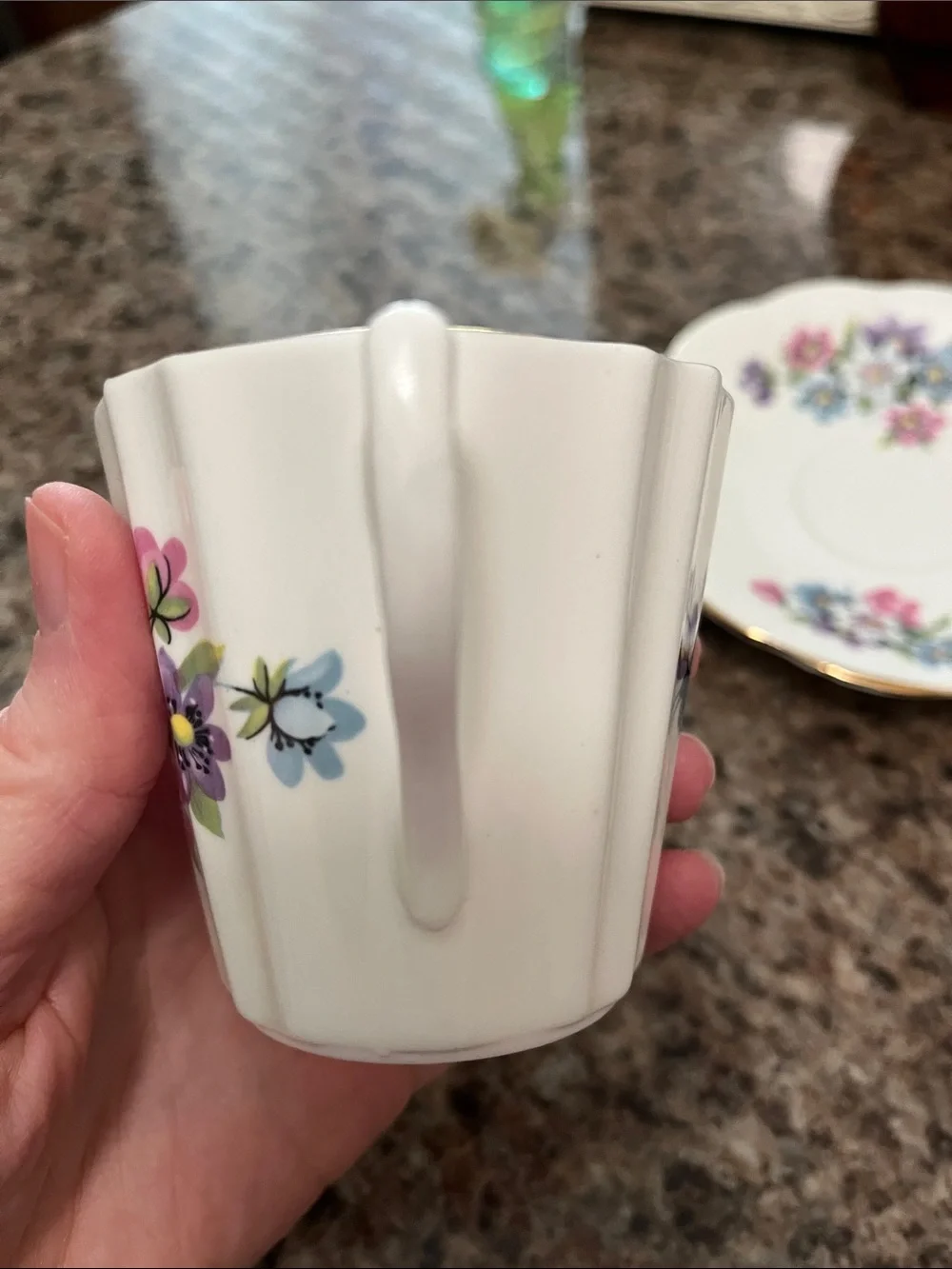 Bone China Teacup and Saucer
